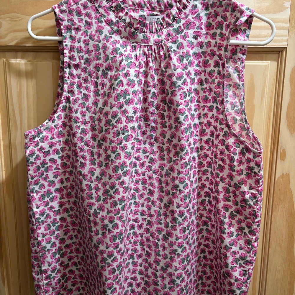 J Crew Sleeveless Shirt NWT